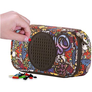 Pixie Crew studentský penál Grafitti malý panel