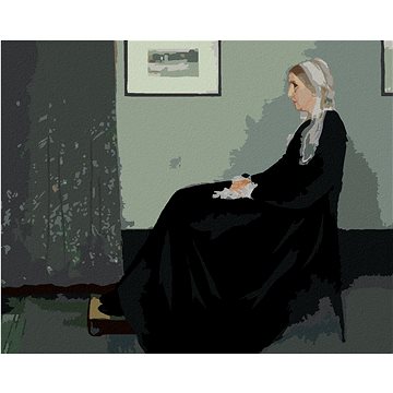 Malování podle čísel - Whistlerova matka, 40x50 cm, bez rámu a bez vypnutí plátna - Malování podle čísel