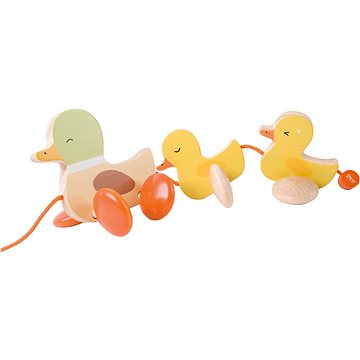 

Teddies Kachna s kačátky tahací dřevo