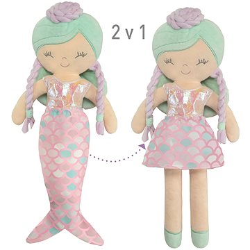 

DeCuevas 20141 Plyšová panenka 2v1 OCEAN FANTASY - 36 cm