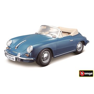 

Bburago Porsche 356B Cabriolet 1961 modrá 1:18