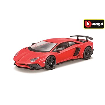 Bburago 1:24 Lamborghini Aventador LP 750-4 SV Red - Metal Model 