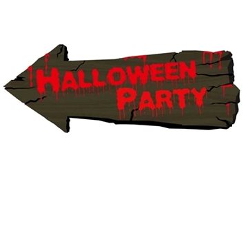 

Dekorace šipka Halloween party 50 cm