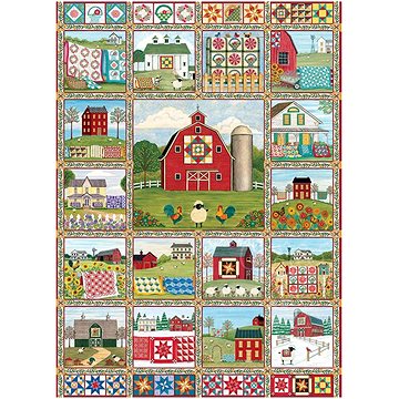 

Cobble Hill Puzzle Země vyšívaných přikrývek 1000 dílků