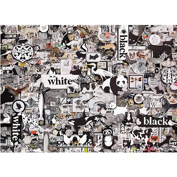 

Cobble Hill Puzzle Černá a bílá: Zvířata 1000 dílků