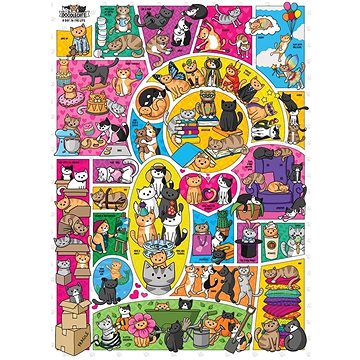 

Cobble Hill Puzzle Doodlecats 1000 dílků