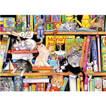 

Cobble Hill Rodinné puzzle Čas kočičích příběhů 350 dílků