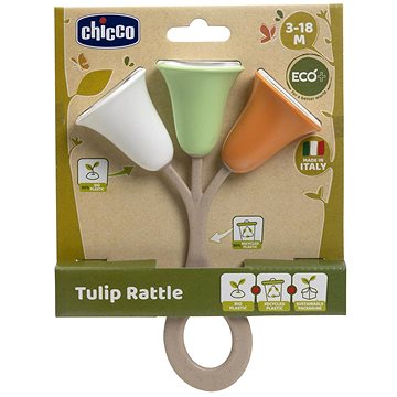 

CHICCO Chrastítko Tulipán Eco+ 3 m+