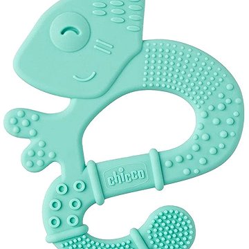 

CHICCO Kousátko silikonové Super Soft Chameleon modrý 2 m+
