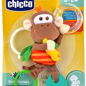 

CHICCO Kousátko/chrastítko vibrující opice 3 m+