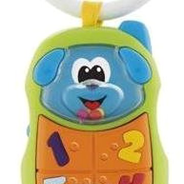 

CHICCO Kousátko elektronické na C-kroužku Telefón pejsek 3 m+