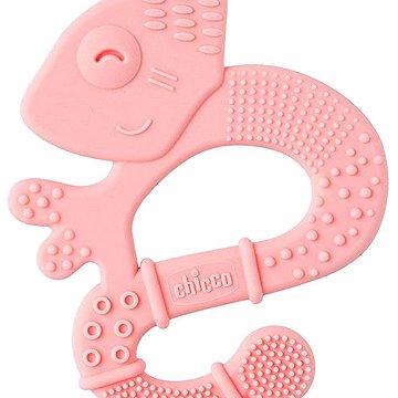 

CHICCO Kousátko silikonové Super Soft Chameleon růžový 2 m+