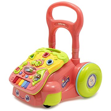 

Baby Mix Dětské hrající chodítko růžové