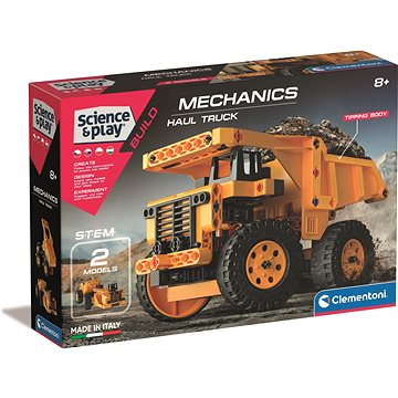 

CLEMENTONI Science&Play Mechanická laboratoř Těžební auta 2v1