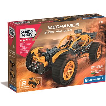 

CLEMENTONI Science&Play Mechanická laboratoř Buggy a čtyřkolka 2v1