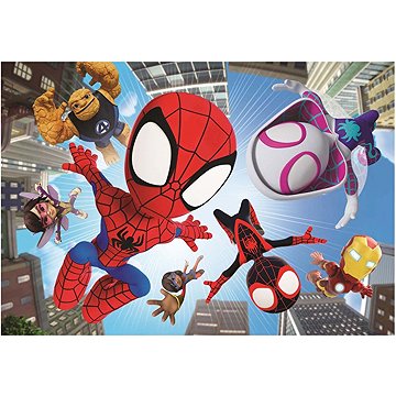 CLEMENTONI Puzzle Spidey a jeho přátelé: Ve vzduchu MAXI 104 dílků puzzle od výrobce Clementoni CLEMENTONI Puzzle Spidey a jeho přátelé: Ve vzduchu MAXI 104 dílků