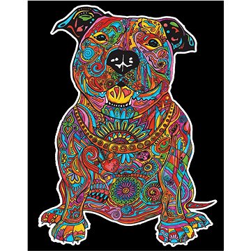 

Colorvelvet Sametový obrázek Pitbull