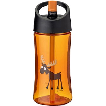 

Carl Oscar Water Bottle - Dětská láhev na vodu 0,35 L, oranžová