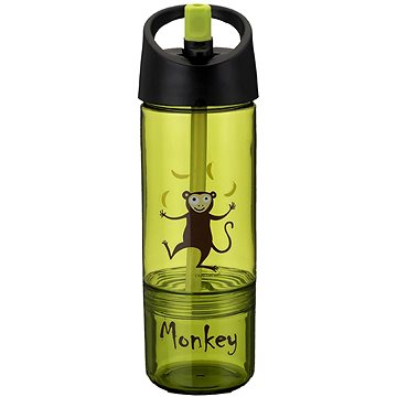 

Carl Oscar Water Bottle 2 in 1 - Dětská láhev na vodu 2 v 1, limetková