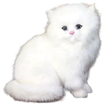 

CutePets plyšová kočka - bílá