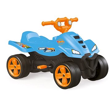 Hot Wheels Dětská šlapací čtyřkolka modrá - Šlapací čtyřkolka