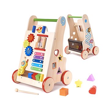 

Derrson Happy colors dřevěné multifunkční chodítko