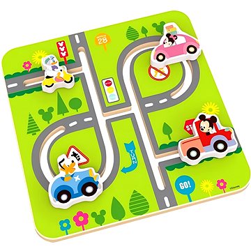

Derrson Disney Dřevěný motorický labyrint Mickeyho svět