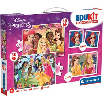 

CLEMENTONI Soubor her Disney princezny 4v1