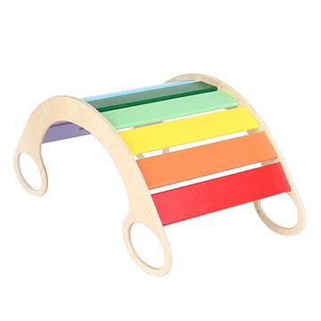 

Tuktuk Montessori houpačka 5v1 pro děti - Duhová