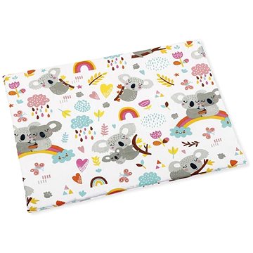

Bellatex pro kojence - 42 × 32 cm - tenký - koala s duhou