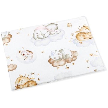 

Bellatex pro kojence - 42 × 32 cm - tenký - zvířátka na obláčku