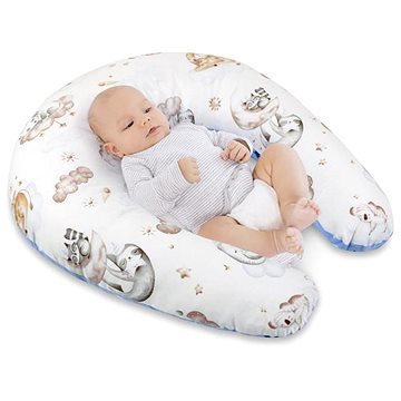 

Bellatex Povlak na zip - po obvodu 180 cm - zvířátka na obláčku