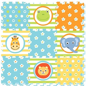 

SUN TA TOYS Pěnové puzzle Veselá zvířátka 29 × 29 cm