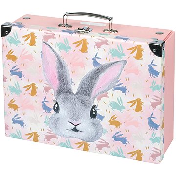 BAAGL Skládací školní kufřík Bunny s kováním