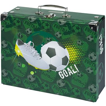 

BAAGL Skládací školní kufřík Fotbal s kováním