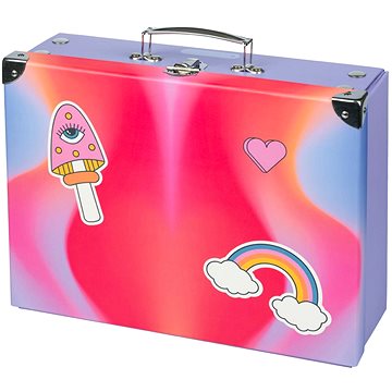 

BAAGL Skládací školní kufřík Hippie s kováním