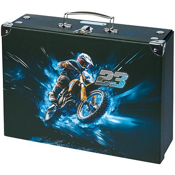 

BAAGL Skládací školní kufřík Motorka s kováním