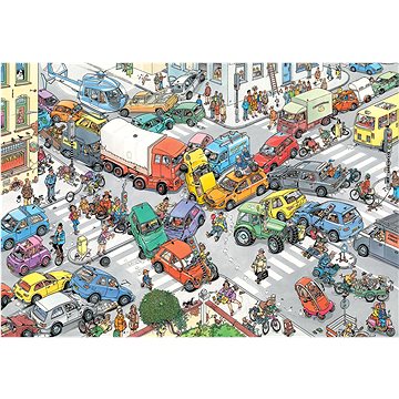 

JUMBO Puzzle JvH Dopravní chaos 3000 dílků
