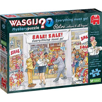 

JUMBO Puzzle WASGIJ Mystery 7: Všechno musí pryč 1000 dílků