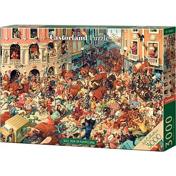 

CASTORLAND Puzzle Art Collection: Býčí běh v Pamploně 3000 dílků