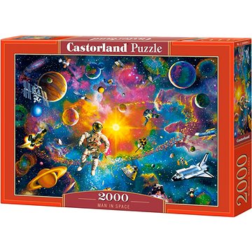 

CASTORLAND Puzzle Člověk ve vesmíru 2000 dílků