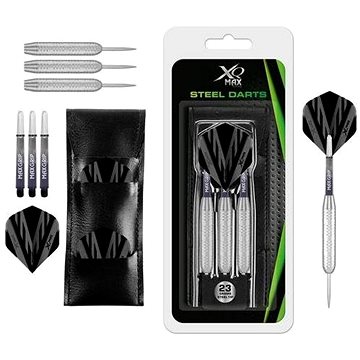 

XQ MAX Sada - Silver Coated šipky 23 g Steel + příslušenství