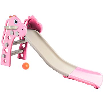 

Aga4Kids Skluzavka s madlem 130 cm DS3701 Růžová