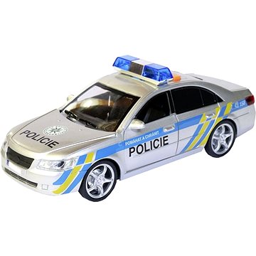 MaDe Auto policejní s českým hlasem, na setrvačník, 24cm - Auto