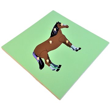

Puzzle s kostrou - kůň
