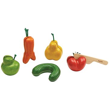

Plan Toys křivé ovoce a zelenina