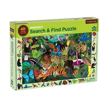 

Puzzle hledej a najdi - Deštný prales (64 ks)