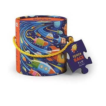 

Puzzle mini tubus - Vesmírný závod (24 ks)