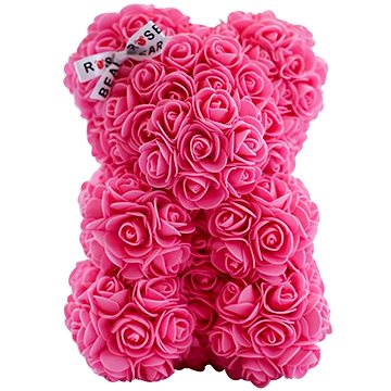 Rose Bear Růžový medvídek z růží 25 cm - Medvídek z růží