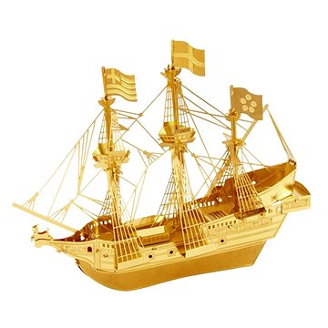 

Metal Earth 3D puzzle Loď Golden Hind (zlatá)